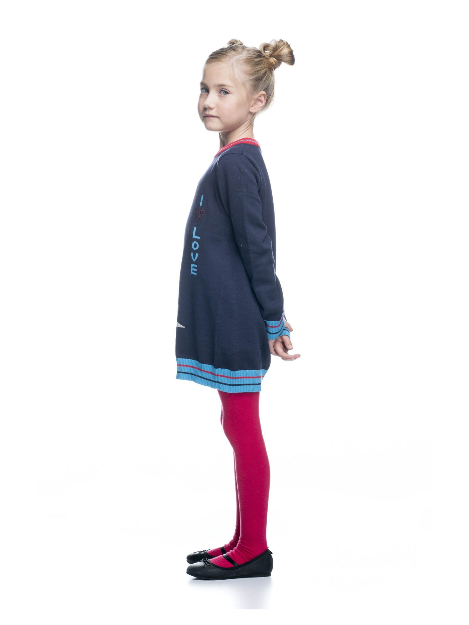 Dievčenské šaty pletené - Kansas - RS