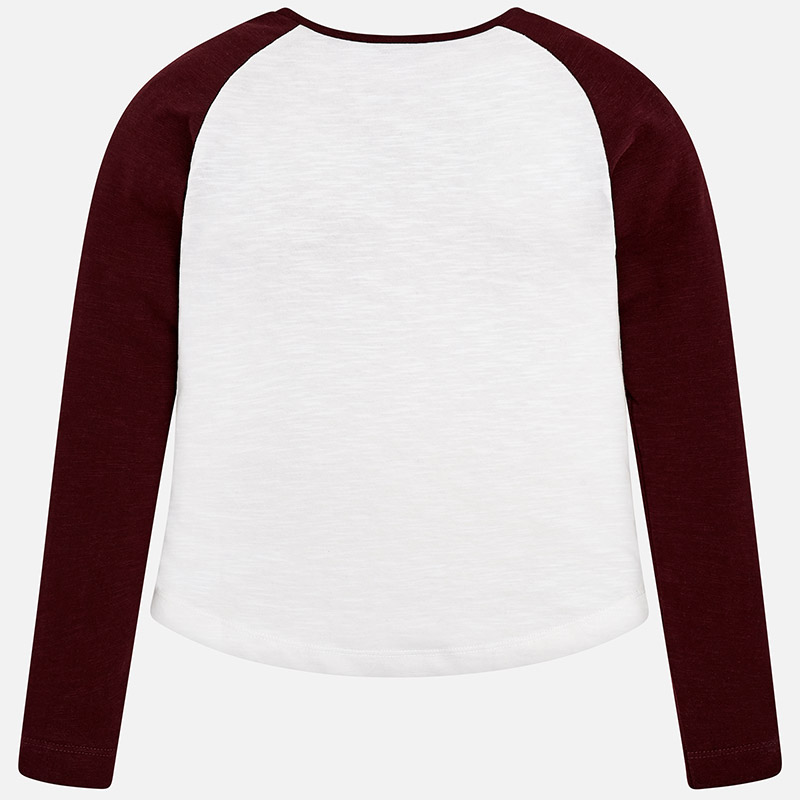 Dievčenské tričko s dlhým rukávom - bavlnené - BRAVE