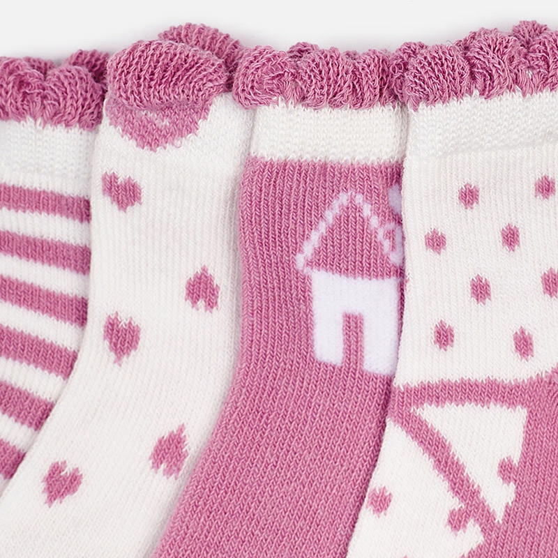 Dievčenské ponožky - 4-set - CUTE