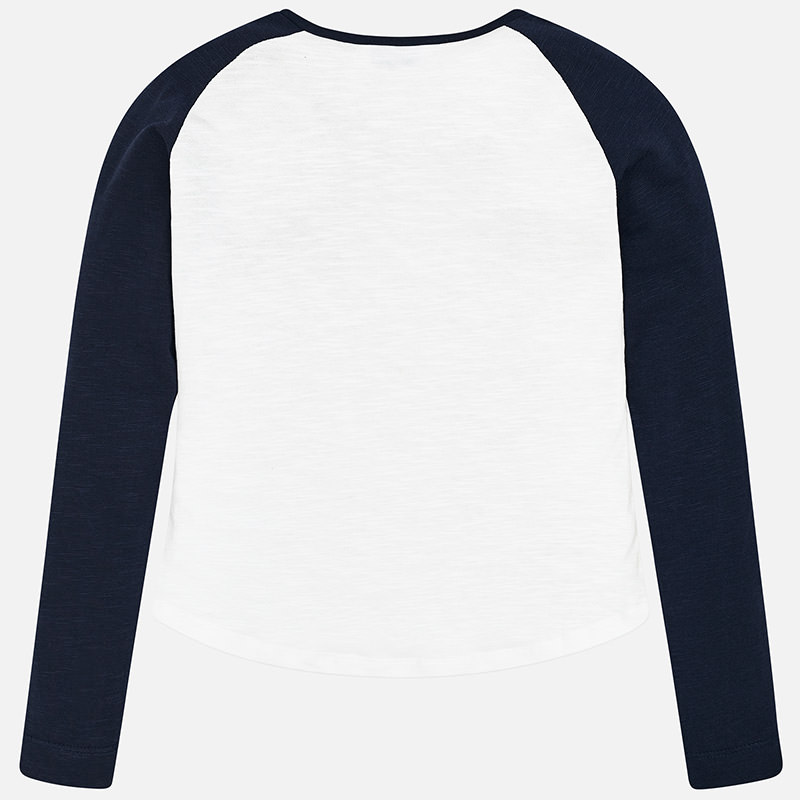 Dievčenské tričko s dlhým rukávom - bavlnené - BRAVE