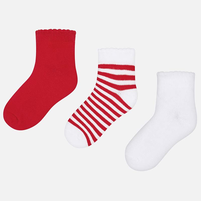 Dievčenské ponožky - RED