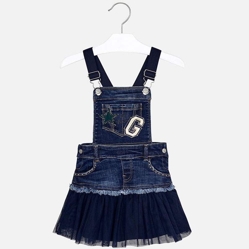 Dievčenské šaty  kombinované - TDS