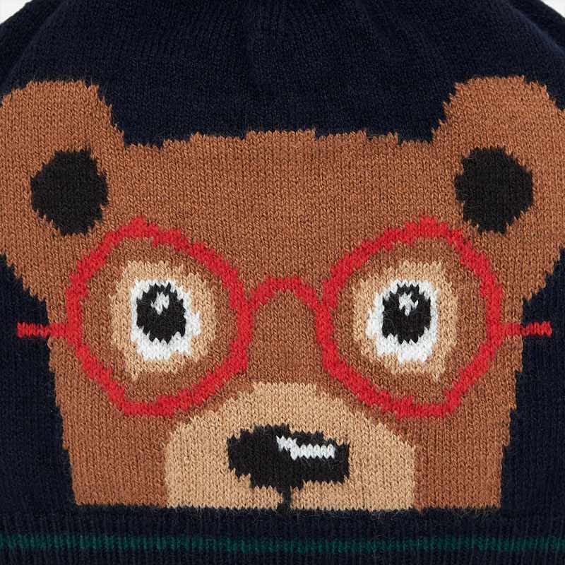 Chlapčenská pletená čiapka - BEAR