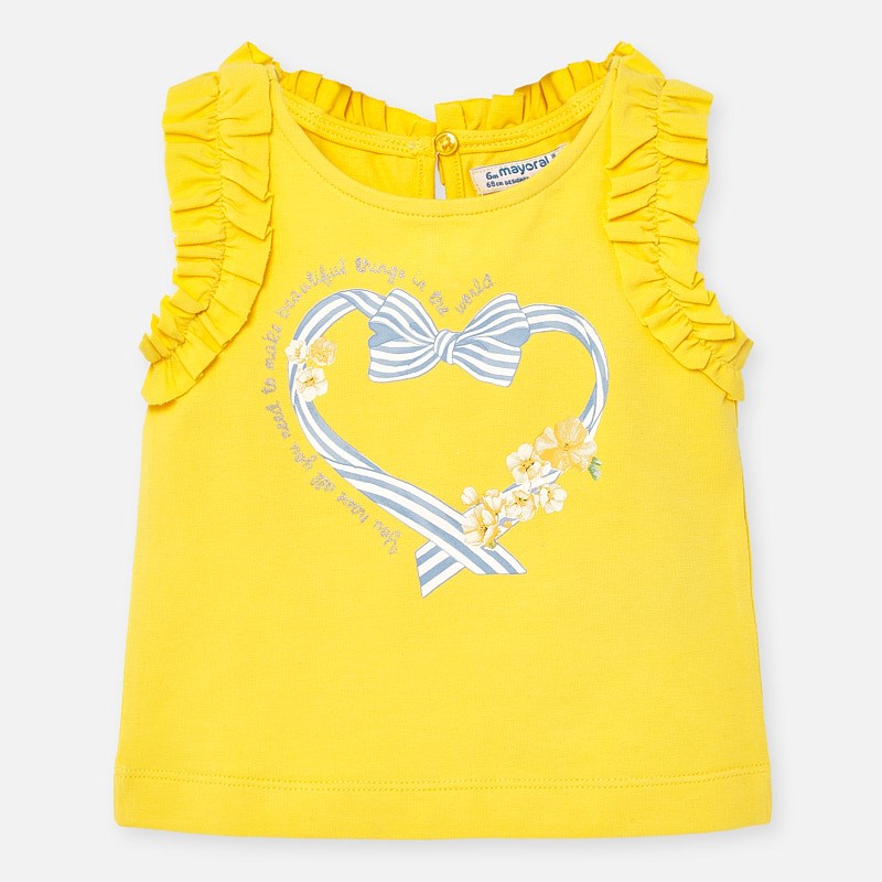 Dievčenské tričko s krátkym rukávom - HEART