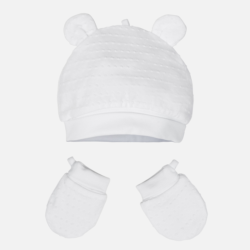 Dievčenská čiapka - rukavice - Newborn