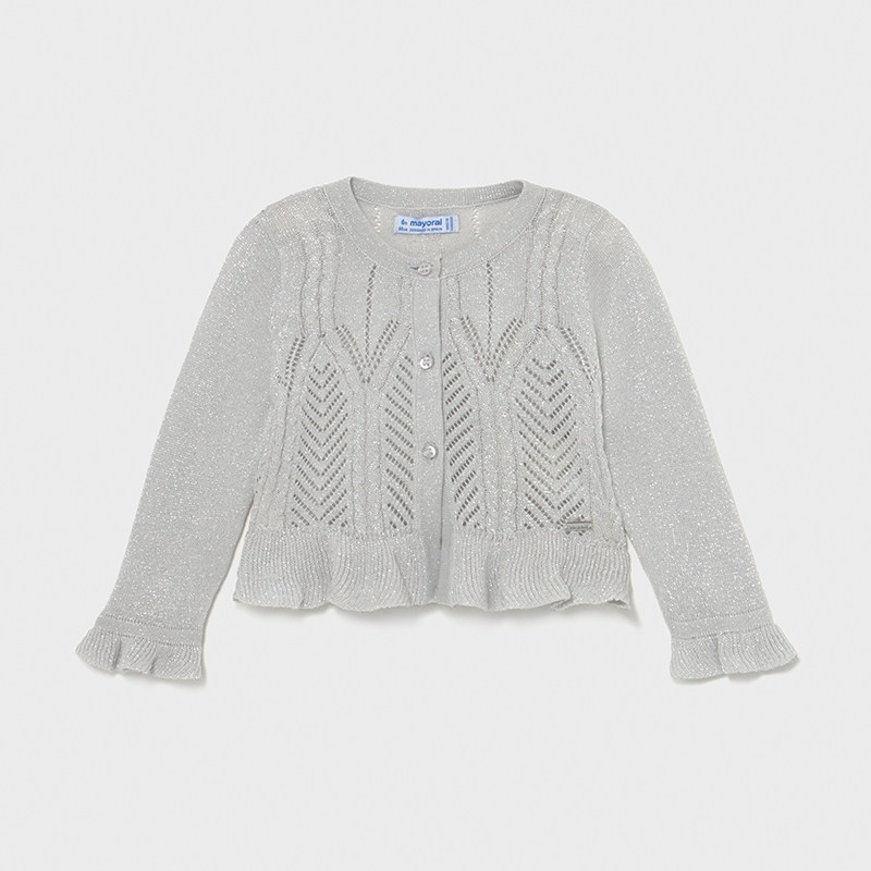 Dievčenský sveter pletený - ECOFRIENDS cardigan