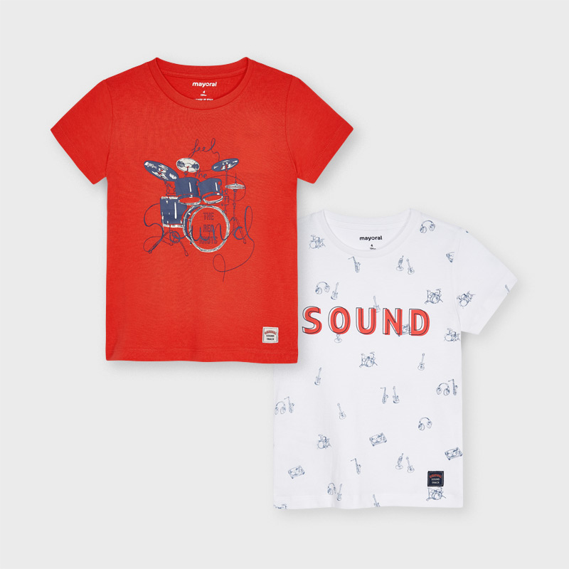 Chlapčenské tričko s krátkym rukávom -  SOUND - 2set