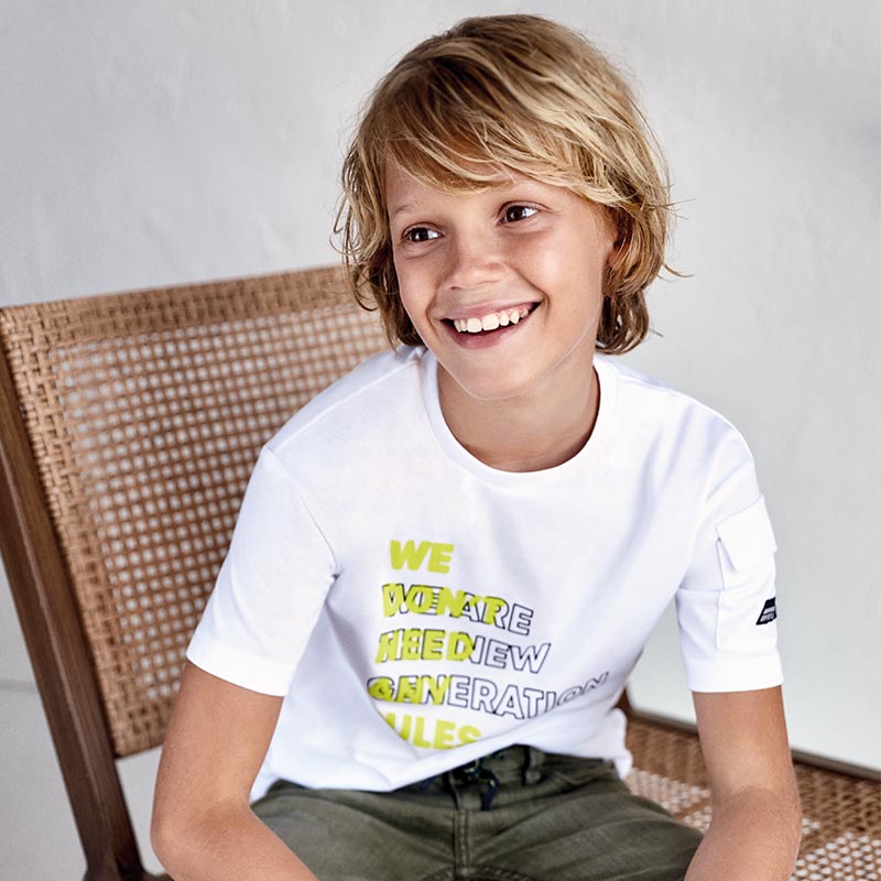 Chlapčenské tričko s krátkym rukávom - ECOFRIENDS pocket