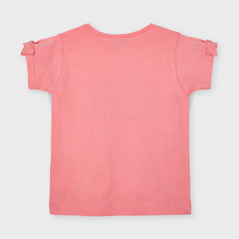 Dievčenské tričko s krátkym rukávom - ECOFRIENDS - Appliqué