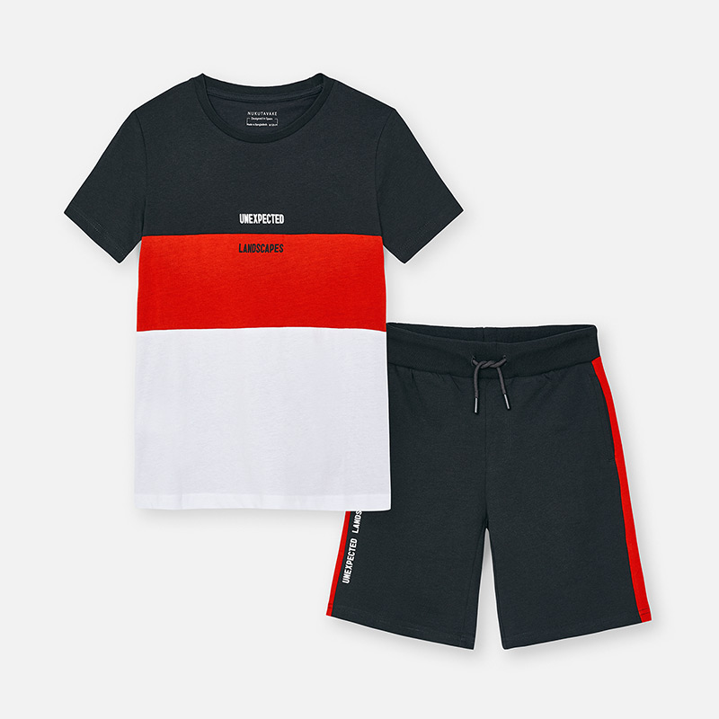 Chlapčenské tričko s krátkym rukávom + krátke nohavice - 2set - UNI