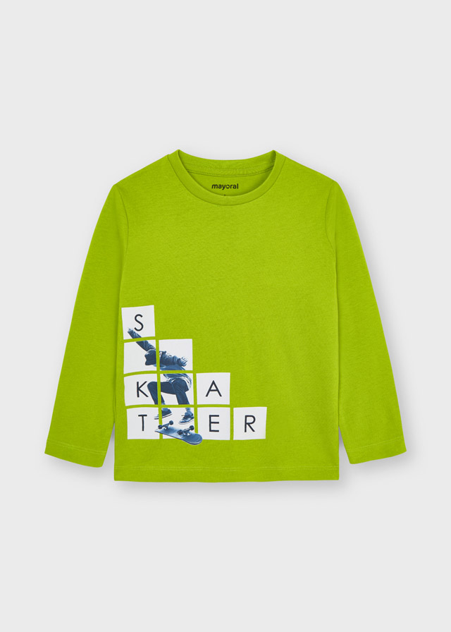 Chlapčenské tričko s dlhým rukávom - MYRL - SKATER