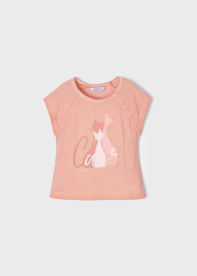 Dievčenské tričko s krátkym rukávom - MYRL - CAT