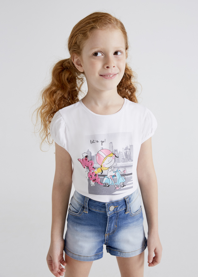 Dievčenské tričko s krátkym rukávom - MYRL - V