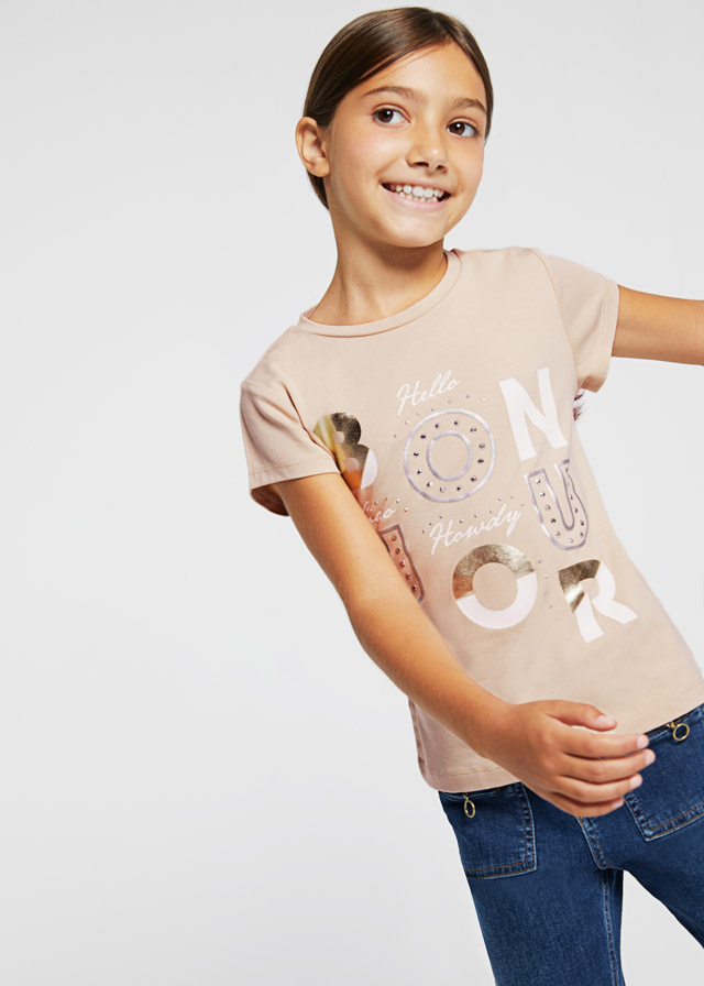 Dievčenské tričko s krátkym rukávom - MYRL - Fashion