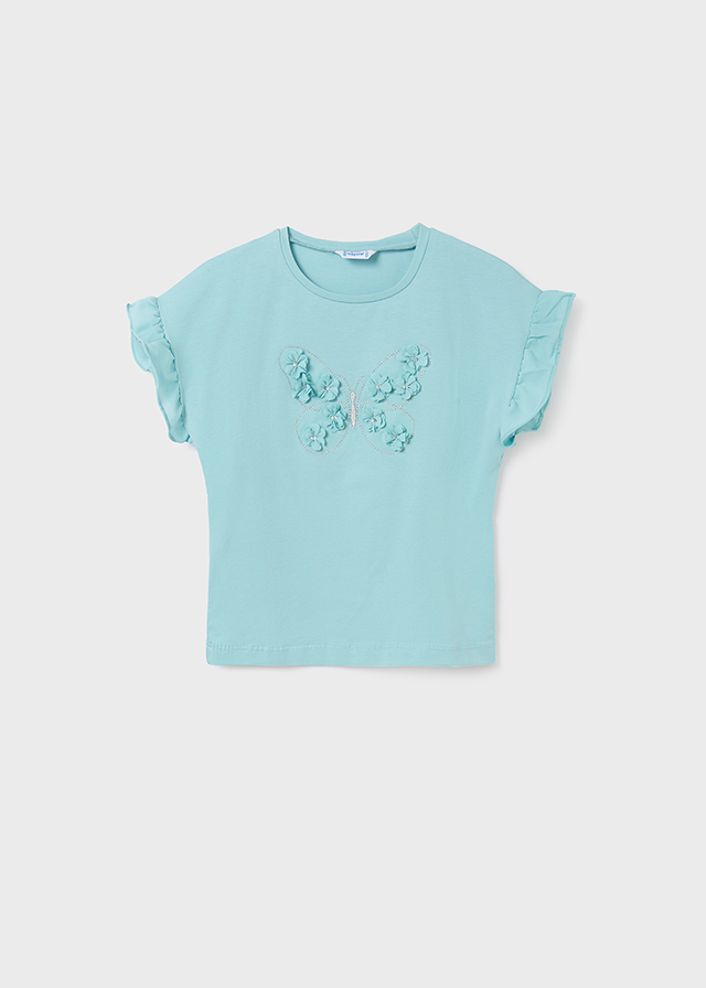 Dievčenské tričko s krátkym rukávom - MYRL - Butterfly