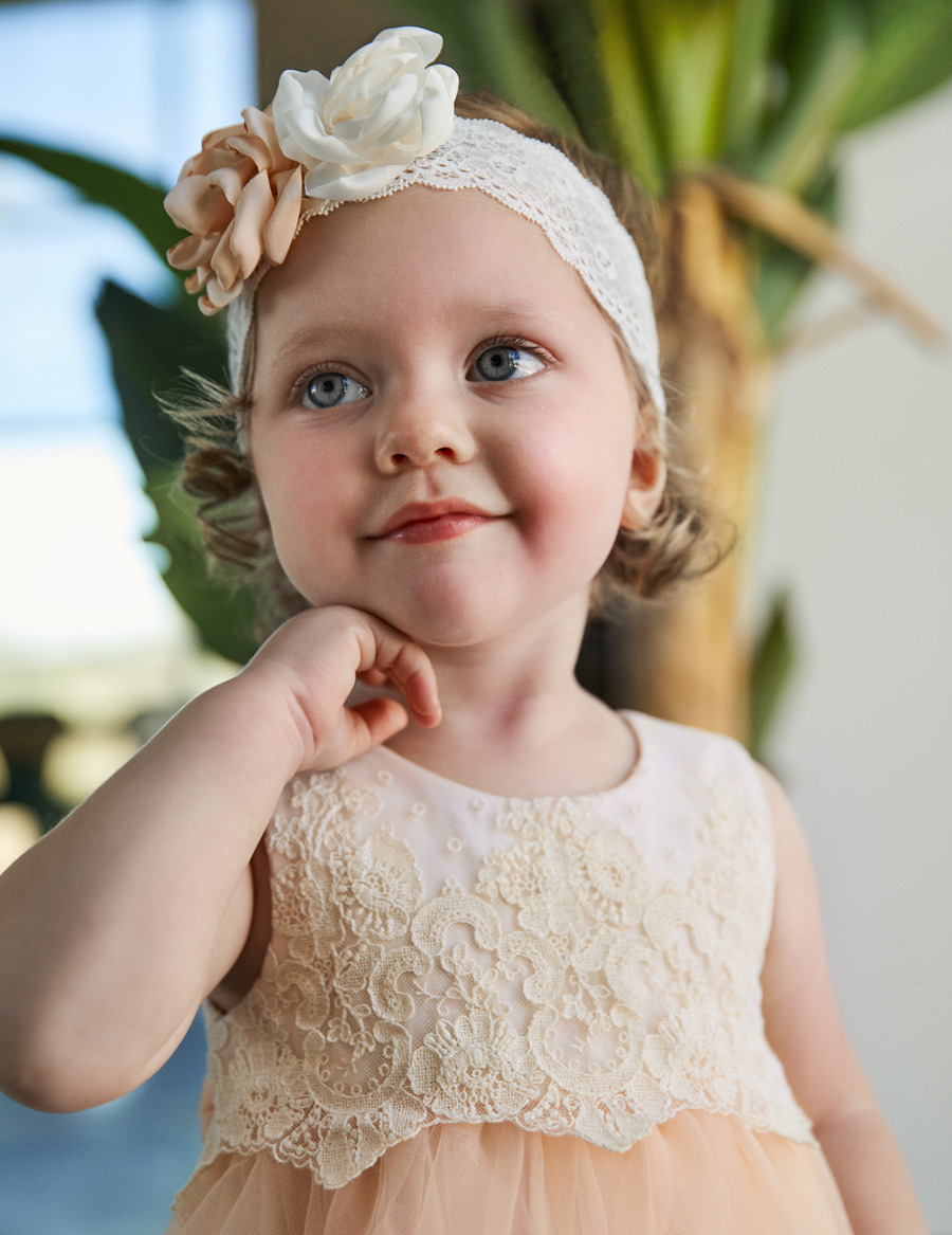 Dievčenské šaty  - Abel&Lula - EMBROIDERED Tulle DRESS