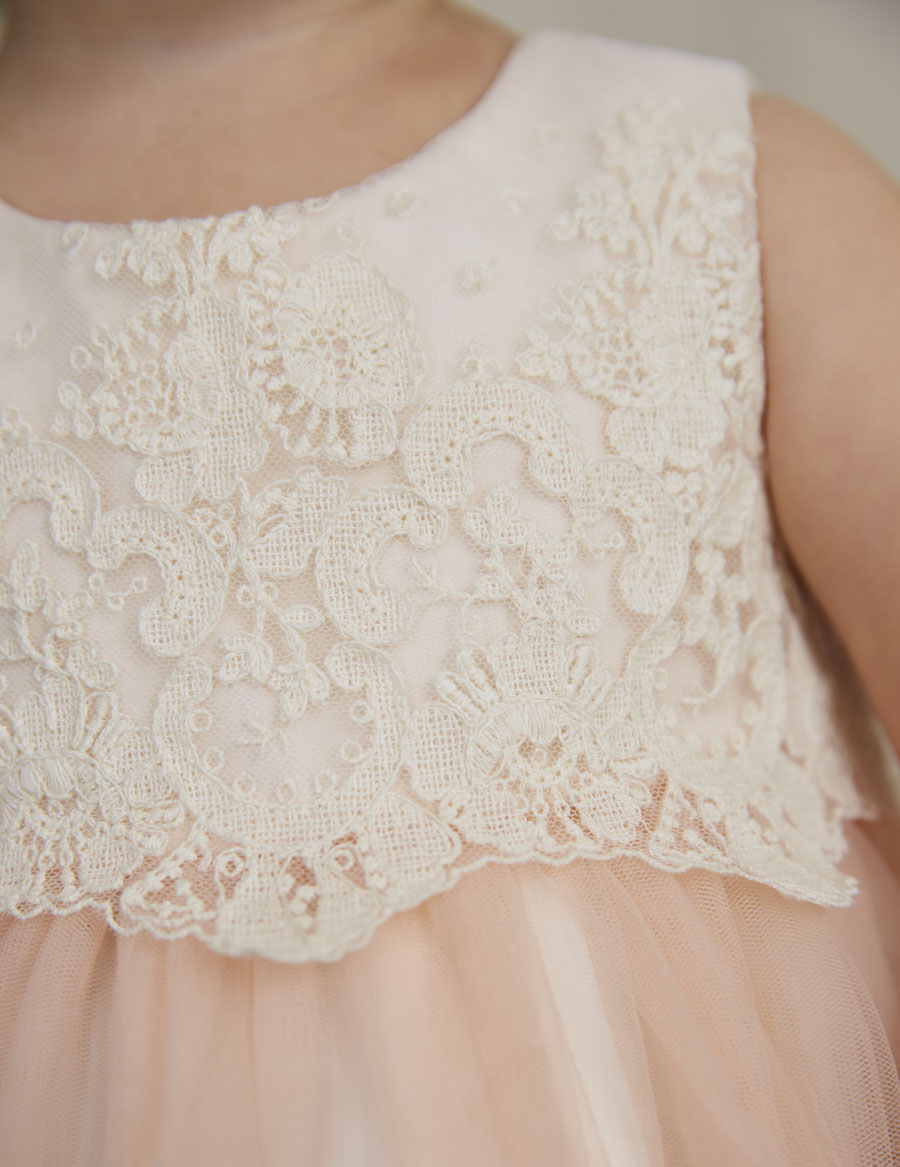 Dievčenské šaty  - Abel&Lula - EMBROIDERED Tulle DRESS