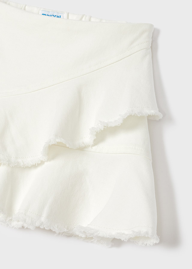 Dievčenská sukňa bavlnená - ECOFRIENDS ruffle twill skirt