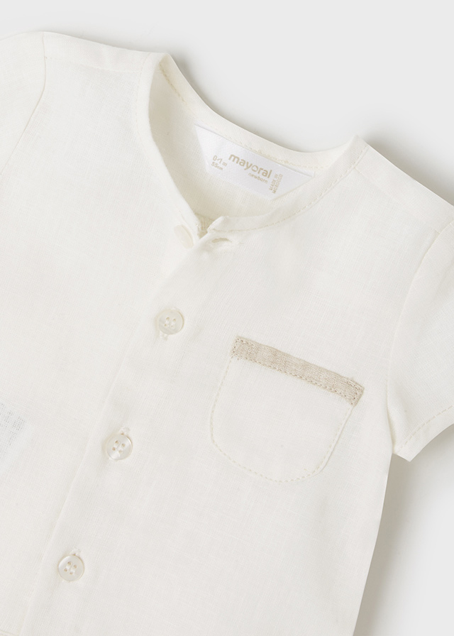 Chlapčenská košeľa s krátkym rukávom + kr.nohavice - 2set - NB class