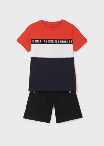 Chlapčenské tričko s krátkym rukávom + kr.nohavice - 2set - Summer - 6636-20