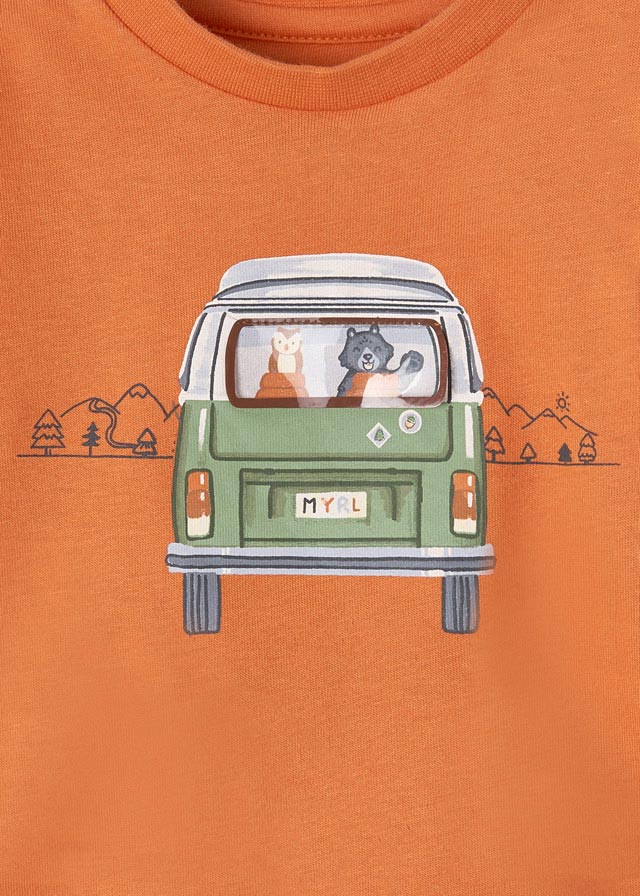 Chlapčenské tričko s dlhým rukávom - ECOFRIENDS - VAN