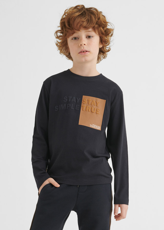 Chlapčenské tričko s dlhým rukávom - MYRL - ECOFRIENDS