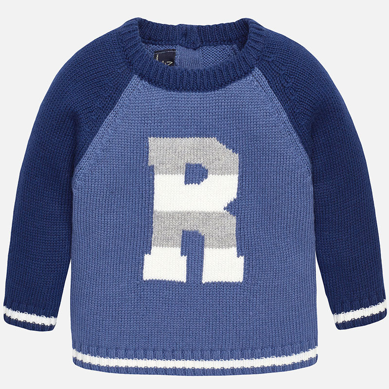 Chlapčenský pulóver pletený - Blue sport