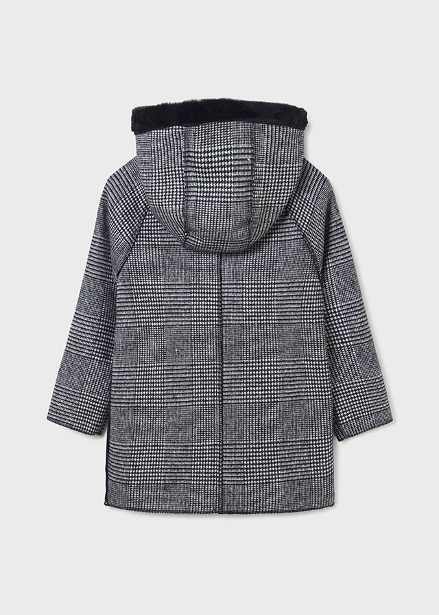 Dievčenský kabát na prechodné obdobie -  Plaid coat