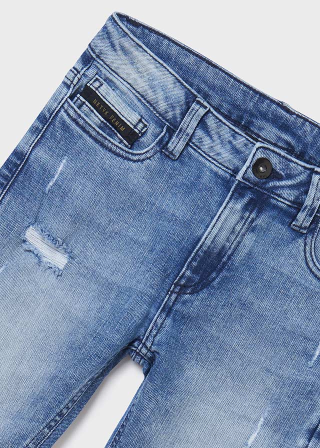 Chlapčenské nohavice riflové - MYRL - Straight fit ripped jeans