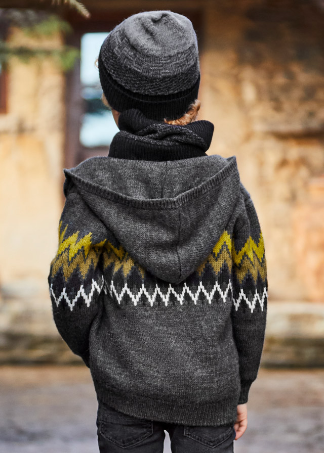 Chlapčenský sveter pletený - MYRL - JK