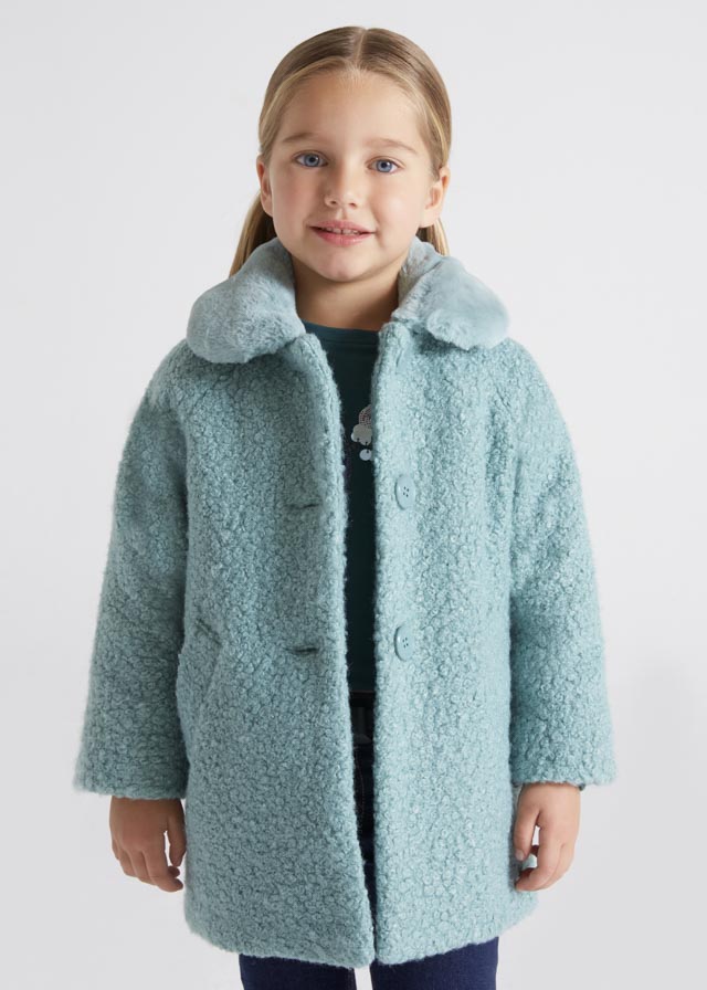 Dievčenský kabát na prechodné obdobie -  Terry coat