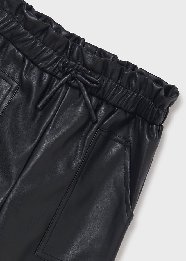 Dievčenské nohavice koženkové - MYRL  - Leatherette trousers
