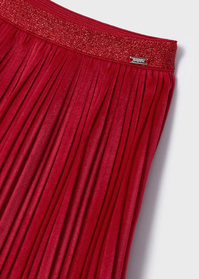 Dievčenská sukňa - MYRL - Pleated velvet skirt