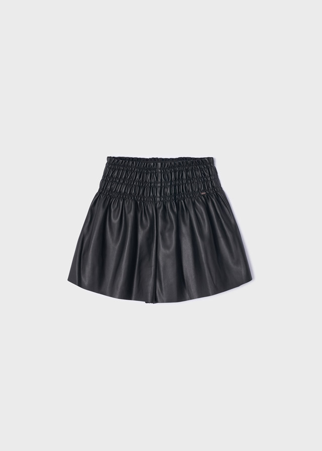 Dievčenské sukňa-nohavice - MYRL - Leatherette skort