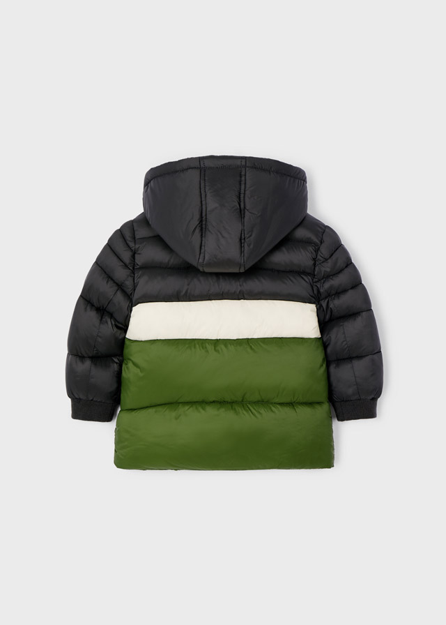 Chlapčenský kabát zimný - MYRL - Quilted multicolour coat