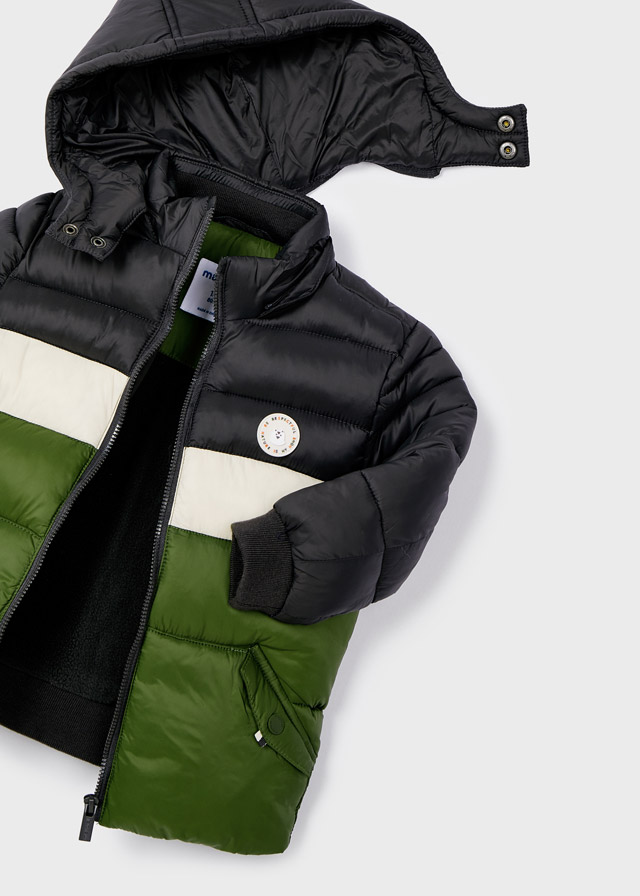 Chlapčenský kabát zimný - MYRL - Quilted multicolour coat