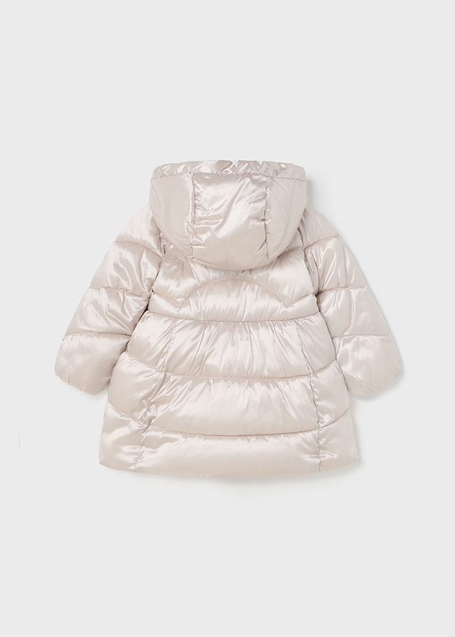 Dievčenský kabát zimný  - MYRL - ECOFRIENDS quilted long coat