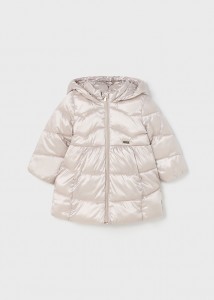 Dievčenský kabát zimný  - MYRL - ECOFRIENDS quilted long coat - 2438-87