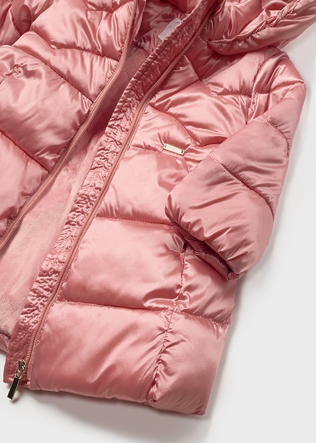 Dievčenský kabát zimný  - MYRL - ECOFRIENDS quilted long coat