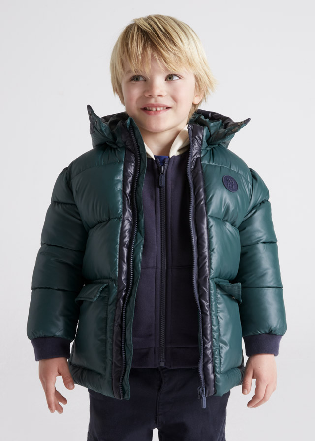 Chlapčenský kabát zimný - MYRL - Contrasting jacket