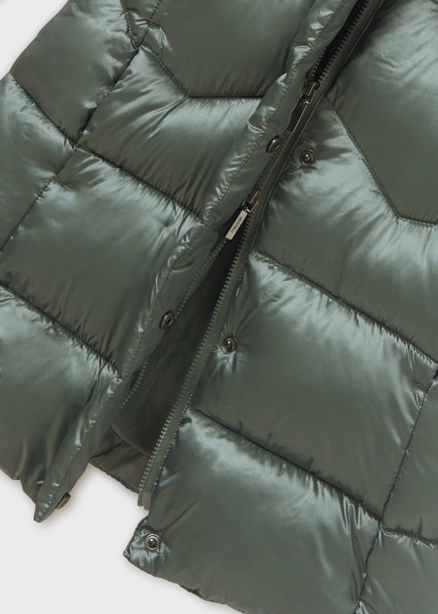 Dievčenský kabát zimný - MYRL - ECOFRIENDS long padded jacket