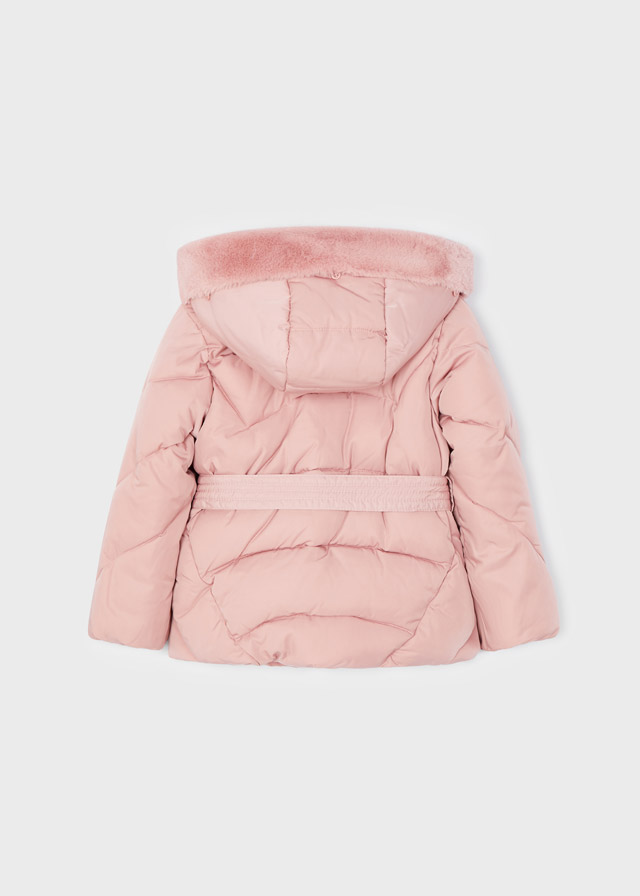 Dievčenský kabát zimný - MYRL - ECOFRIENDS padded jacket with bag