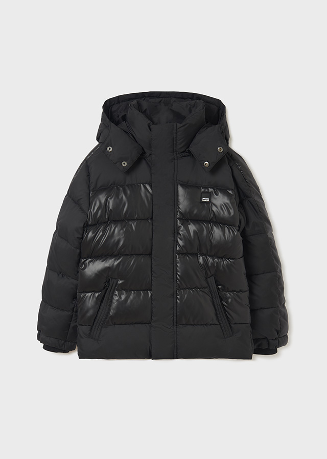 Chlapčenský kabát zimný - MYRL - Shiny quilted coat