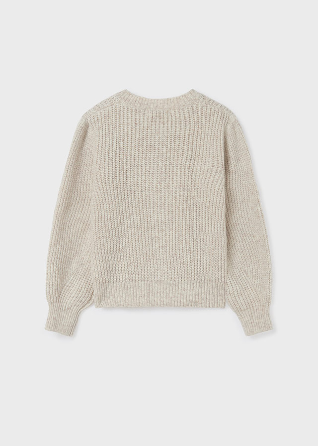 Dievčenský sveter pletený - MYRL - ECOFRIENDS knitted cardigan