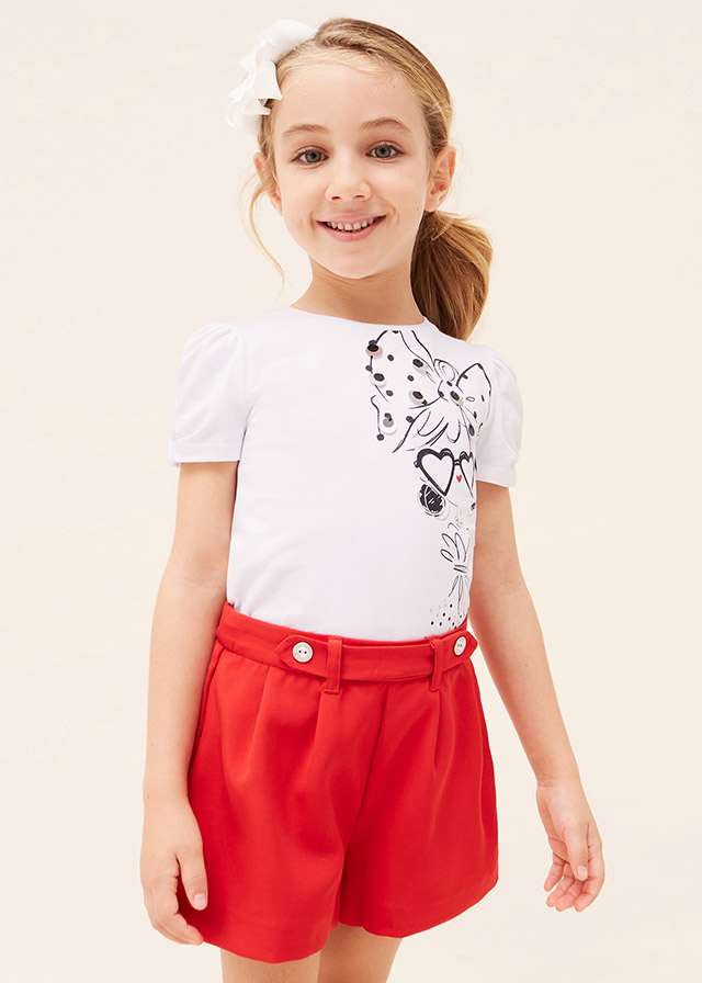 Dievčenské tričko s krátkym rukávom - MYRL - sequin