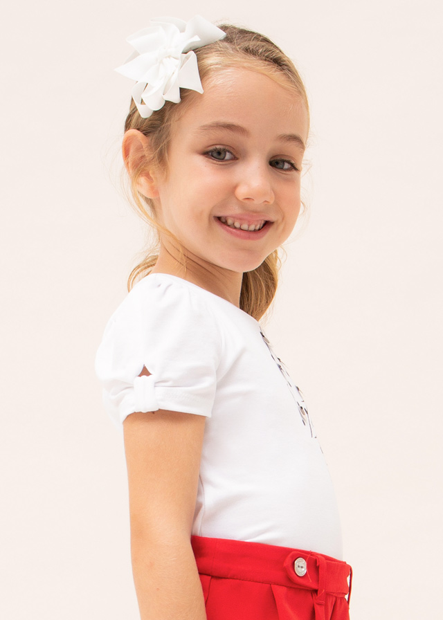 Dievčenské tričko s krátkym rukávom - MYRL - sequin