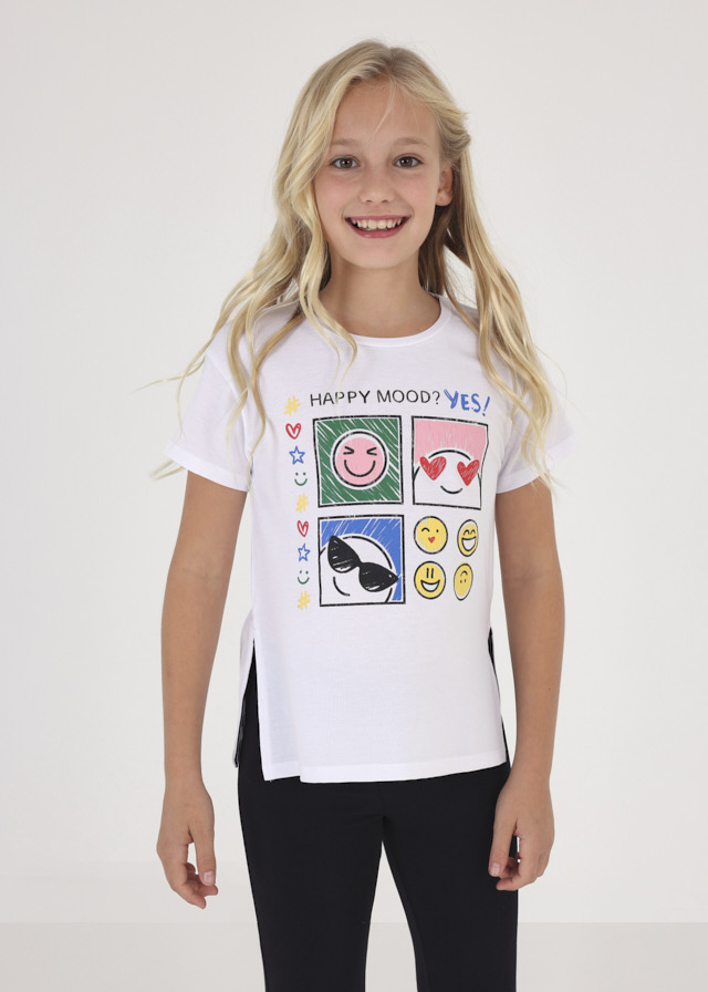 Dievčenské tričko s krátkym rukávom + legíny - MYRL - 2set