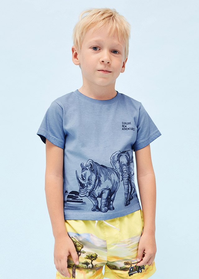 Chlapčenské tričko s krátkym rukávom - MYRL - elephant