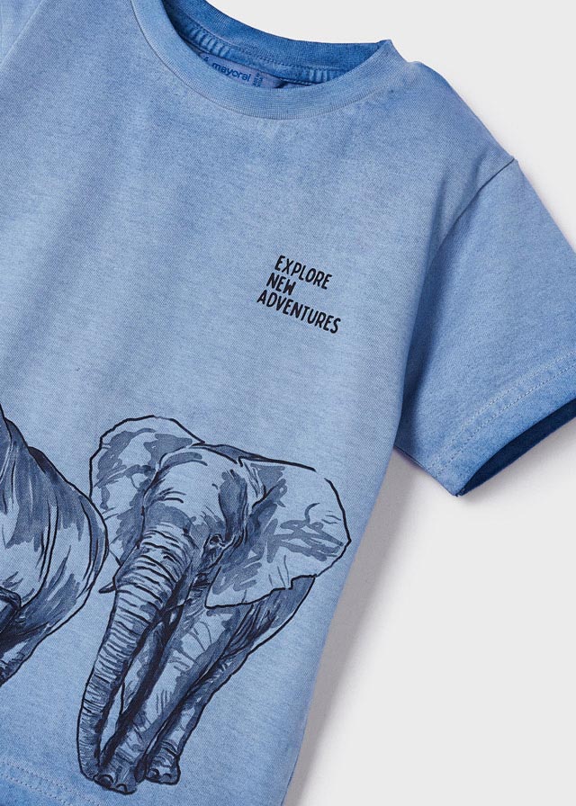 Chlapčenské tričko s krátkym rukávom - MYRL - elephant