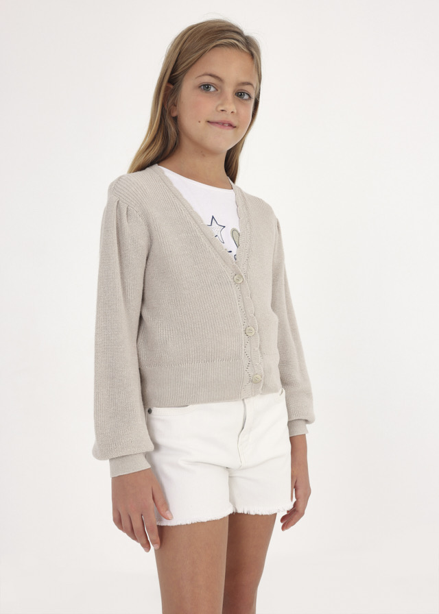 Dievčenský sveter pletený - MYRL - knit cardigan